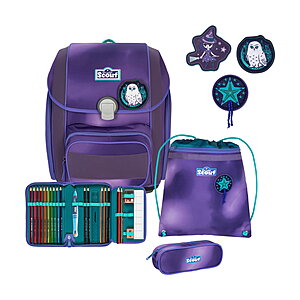 Scout Genius Purple Magic Superflash Schulranzenzet von Scout