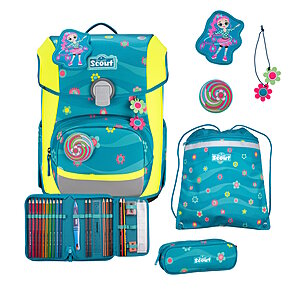 Scout Neo DIN Little Flowers Schulranzensetset von Scout