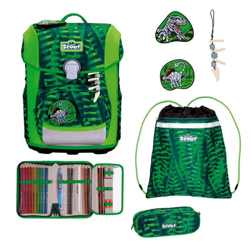 Scout Schulranzen Set Neo DIN Danger Dino 4-tlg. Scout Schulranzen Set Neo DIN Danger Dino 4-tlg. von Scout