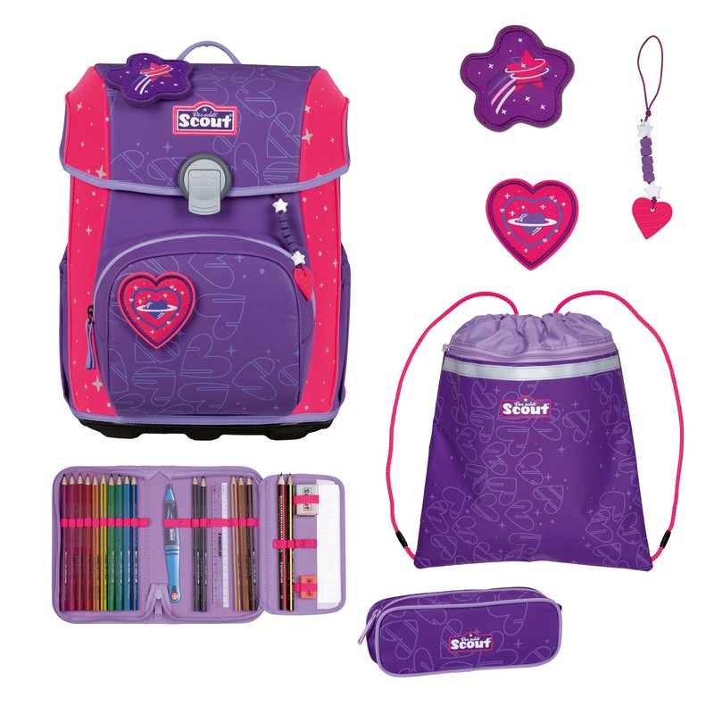 Scout Schulranzen Set Neo Exklusiv Superflash Extreme Heartbeat 4-tlg. Scout Schulranzen Set Neo Exklusiv Superflash Extreme Heartbeat 4-tlg. von Scout