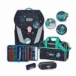 Scout Sunny II LED Sternenhimmel 4tlg.Set Schulranzenset von Scout