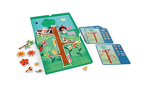 SCRATCH 276182274 Magnetisches Lernspiel Bauernhof, 1 Spieler, für Kinder ab 4 Jahren von Scratch Europe