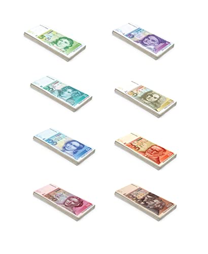 Scratch Cash Bundle Marken Geld zum Spielen - 200 Banknoten - 8 Bündel - 25 x DM 5, 10, 20, 50, 100, 200, 500 und 1.000 (tatsächliche Größe) von Scratch Lover