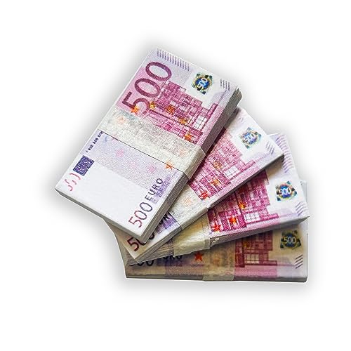 Scratch Cash Micro 500 Euro 25 x 4 Bündel - 100 Spielgelder 3 x 1,6 cm von Scratch Lover