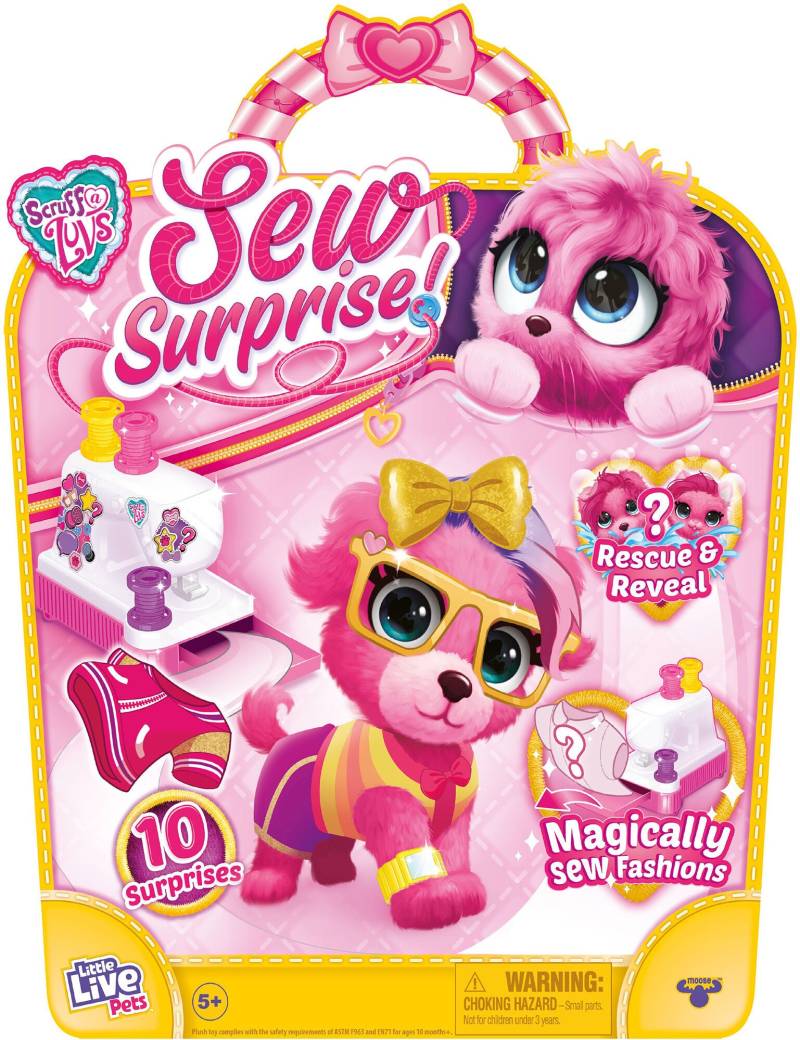 Scruff-A-Luvs Kuscheltier Sew Surprise, Rosa von Scruff-a-Luvs