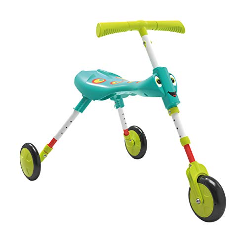 Scuttlebug XL 3-Rad-Laufrad | Faltbares Dreirad zum Aufsitzen mit verstellbaren Beinen zum Mitwachsen | Balance und Koordination entwickeln | Alter 1 bis 4 Jahre von Scuttlebug