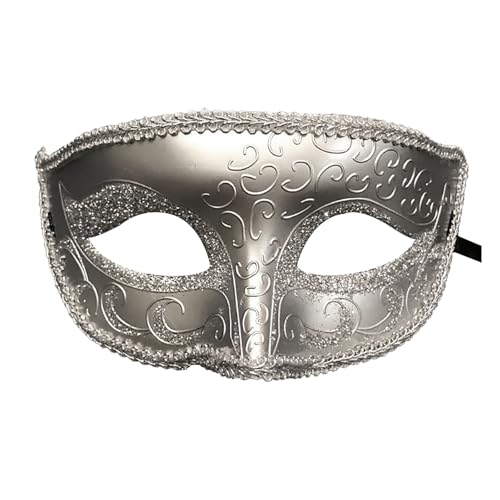 Sdhgerh Karneval Maske Maskerade Ball Maske für Männer Frauen Venezianische Maske für Party Dekorationen Cosplay Graduierung Kunststoff 18 x 8 cm (Splitter) von Sdhgerh