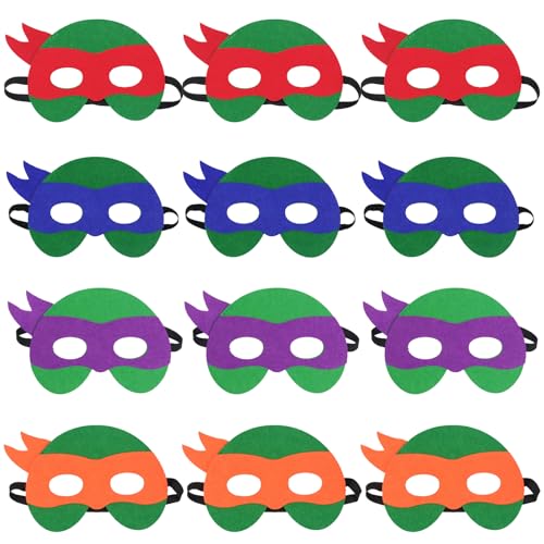 Sdjuifsd 12 Stück Turtl Masken, Kinder Maske, Partymasken, Themenmasken, Karnevalsmaske, Charaktermaske, Geburtstags Party, Mottoparty, Maskerade, Kinderparty, Partygeschenke, Jungen und Mädchen Sdjuifsd 12 Stück Turtl Masken, Kinder Maske, Partymasken, Themenmasken, Karnevalsmaske, Charaktermaske, Geburtstags Party, Mottoparty, Maskerade, Kinderparty, Partygeschenke, Jungen und Mädchen von Sdjuifsd
