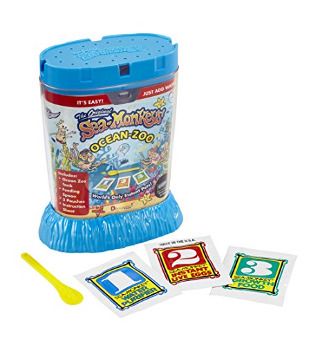 The Original Sea Monkeys – Ocean Zoo Aquarium – Grow Your Own Pets Pädagogisches Wissenschafts-Set – erstaunliche wissenschaftliche Experimente für Kinder – Züchten Sie Ihre eigenen Haustiere – von BANDAI