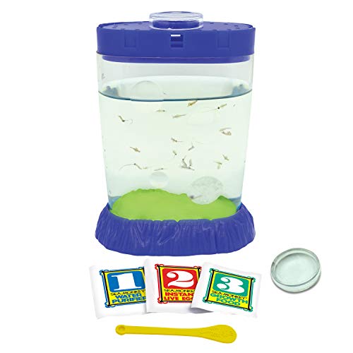 BANDAI The Original Sea Monkeys Magiquarium, leuchtet im Dunkeln, pädagogisches Wissenschaftsset, erstaunliche wissenschaftliche Experimente für Kinder, zum Wachsen Ihrer eigenen Haustiere, Retro von BANDAI