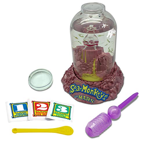 The Original Sea Monkeys - On Mars - Grow Your Own Pets Science Kit - Enthält Eier, Futter und Wasserreiniger, DI23229X, Mehrfarbig von Sea Monkeys