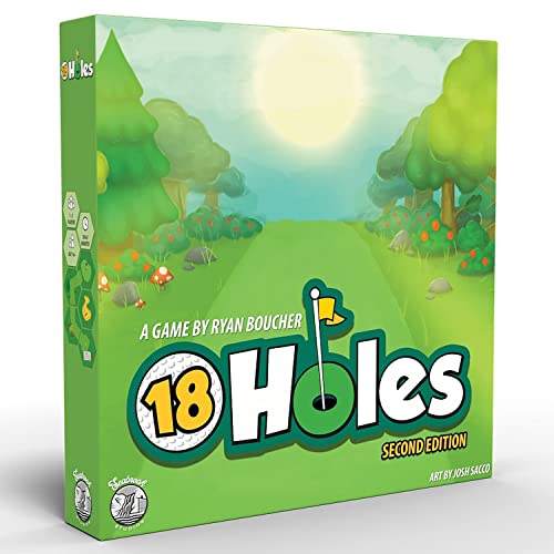 Seabrook Studios 18 Holes: Second Edition Basisspiel – Wettbewerb um einen Golfplatz zu erstellen, Seabrook Studios, ab 14 Jahren, 1–5 Spieler, Grün von Seabrook Studios