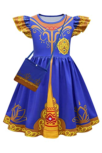 Seaehey Mira Kostüm Blau Mira Detektiv Prinzessin Kostüm Ch-ild Royal Detektiv Cosplay Kleid Detektiv Spy Kostüm Halloween Karneval Cartoon Outfit von Seaehey