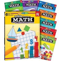 180 Days of Math Pk-6: 8-Book Set von Shell Education