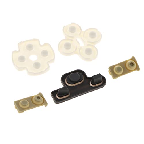 Ersatz Triggers Button Kit, Controller Silikon Leitfähige Gummipads Griff Tasten Reparatur Ersatzteil für PS5 von Seasaww