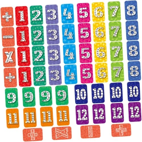 Montessori Math Toy - Montessori Math Manipulatives für Kinder mit 52 Teilen, Kleinkind Mathematik Spielzeug mit Zählstäbchen für Vorschule Mathe und Montessori Spielzeug für 3 4 5 Jahre alt, von Seasaww