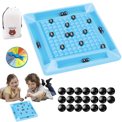 Seasboes Schachspiel Magnetisch, Schachspiel Schachbrett, Magnetspiel Reiseschach Magnetisch Schach Brett Chess Board, Tragbar Chess Board Set FüR Erwachsene Kinder Party Reisen von Seasboes