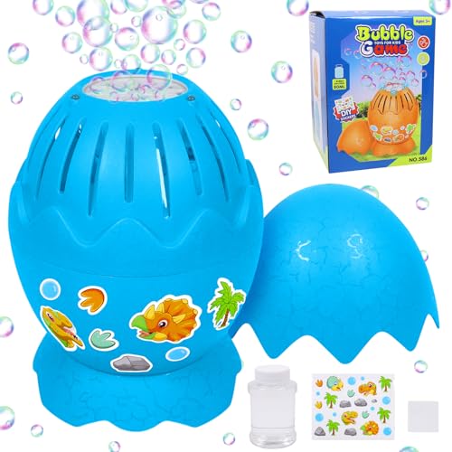 Dinosaurier Eier Seifenblasenmaschine, Automatische Seifenblasenmaschine Kinder, 13 Löcher Lichtblasenmaschine,10000+ Blasen Minute mit 1 x Seifenblasen Flüssigkeit für Geburtstag Party Hochzeit(Blau) Dinosaurier Eier Seifenblasenmaschine, Automatische Seifenblasenmaschine Kinder, 13 Löcher Lichtblasenmaschine,10000+ Blasen Minute mit 1 x Seifenblasen Flüssigkeit für Geburtstag Party Hochzeit(Blau) von Seasboes