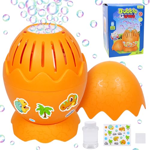 Dinosaurier Eier Seifenblasenmaschine, Automatische Seifenblasenmaschine Kinder, 13 Löcher Lichtblasenmaschine, 10000+ Blasen Minute mit 1 x Seifenblasen Flüssigkeit für Geburtstag Hochzeit (orange) Dinosaurier Eier Seifenblasenmaschine, Automatische Seifenblasenmaschine Kinder, 13 Löcher Lichtblasenmaschine, 10000+ Blasen Minute mit 1 x Seifenblasen Flüssigkeit für Geburtstag Hochzeit (orange) von Seasboes
