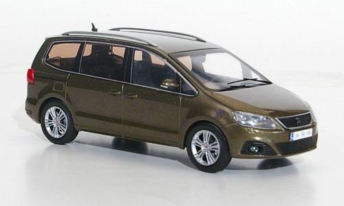 Seat Alhambra, met.-braun, 2010, Modellauto, Fertigmodell, Seat 1:43 von Seat