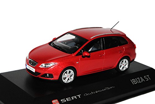 Seat Ibiza ST Rot Metallic Kombi Modell 2008-2017 Version Vor Facelift 2008-2012 6J 1/43 Modellcarsonline Sonderangebot Modell Auto mit individiuellem Wunschk.. von Seat