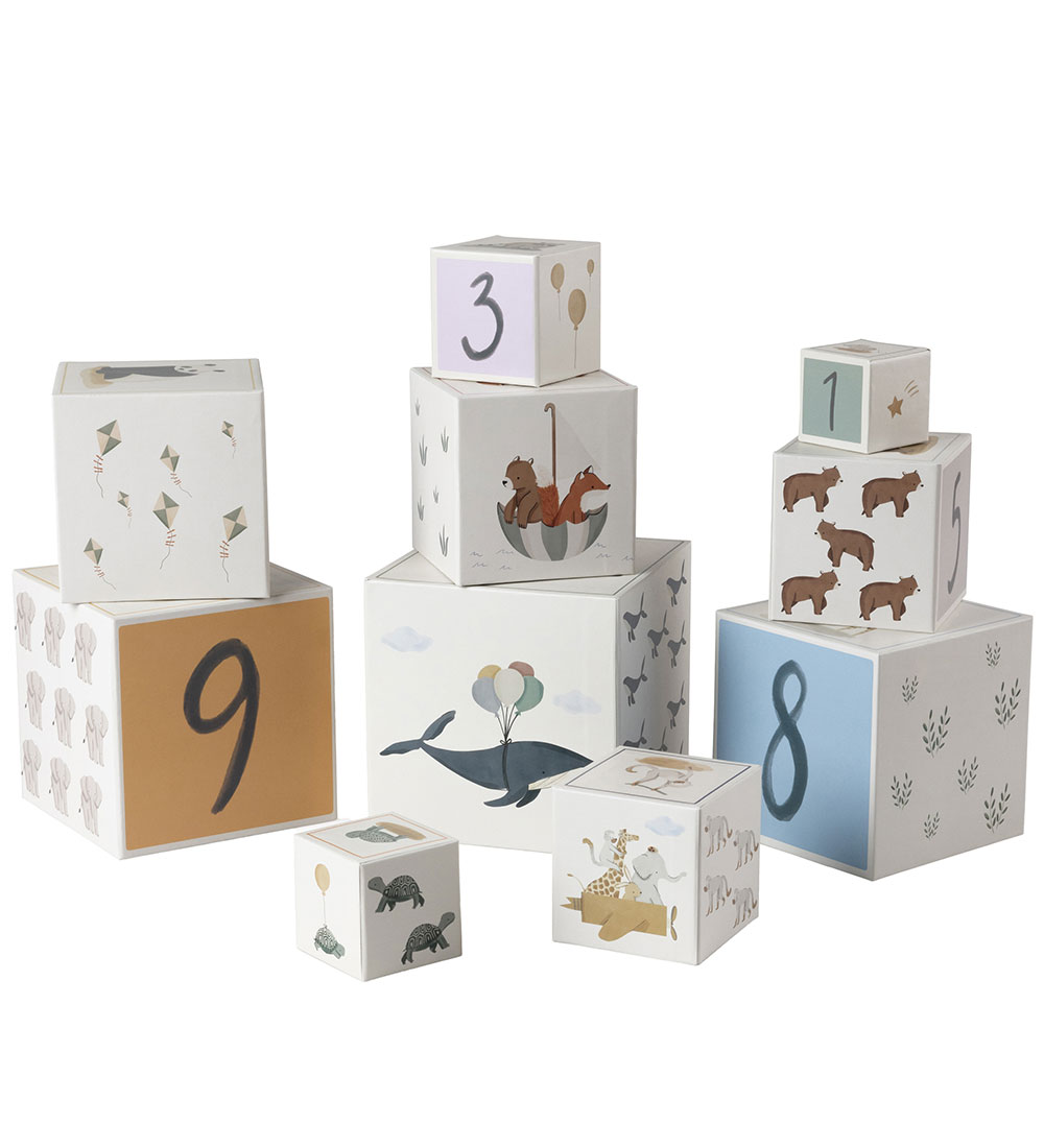 Sebra Stapelbox - Welt von Sebra - 10 st. - Beige - Sebra - One Size - Bauklötze Sebra Stapelbox - Welt von Sebra - 10 st. - Beige - Sebra - One Size - Bauklötze von Sebra