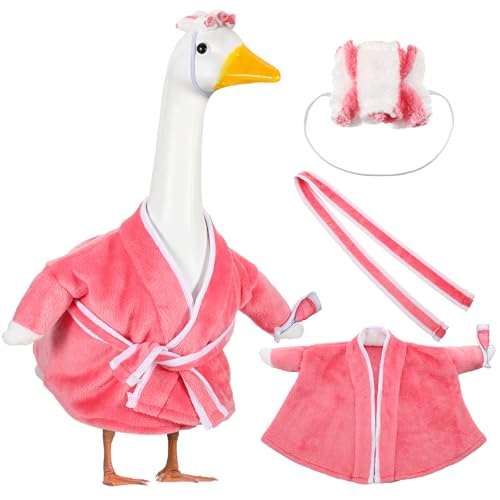 Seenelling Halloween Lady Goose Outfits für 58,4 cm hohe Zement- oder Kunststoff-Verandags-Gans-Kleidung für Hofgans von Seenelling