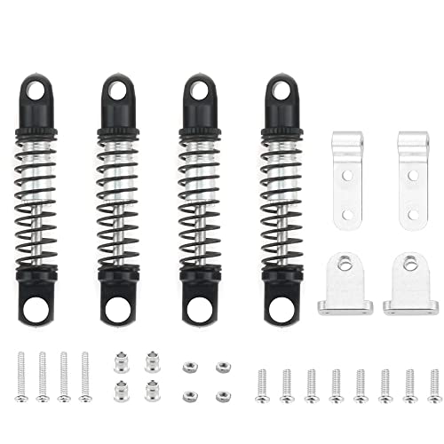 Sefdrert StoßDäMpfer Metall Vorne und Hinten mit Festem Sitz für D12 1/10 RC Upgrades Teile ZubehöR,1 von Sefdrert