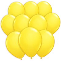 100 Luftballons in Gelb für Ballonspiele und Ballon-Partydeko von Segelken