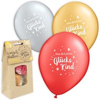 6 Latexballons "Glückskind" von Segelken