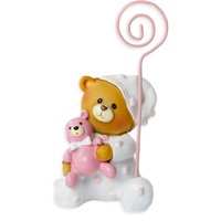 Ballongewicht Baby Teddybär in rosa, 9cm x 5,5cm von Segelken