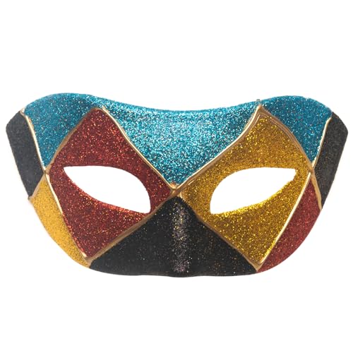 Seglorwy Maskerade Maske für Herren Vintage Venezianische Karneval Halloween Weihnachten Party Masken (mehrfarbig) von Seglorwy