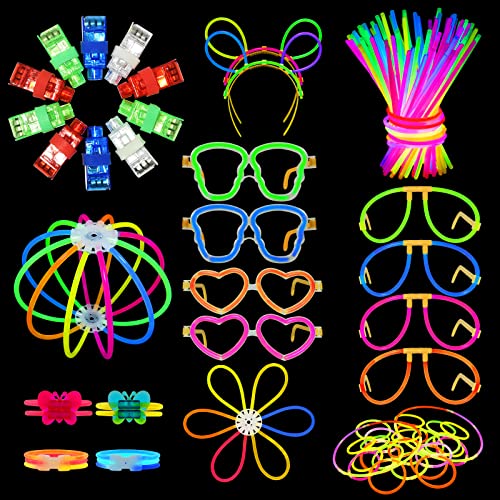 Segotendy 246PCS Knicklichter Party Set, Leuchtstäbe mit 10 Fingerlicht, Knicklichter 100 Stück, Neon Ball Glow Sticks für Neon Party Deko Kindergeburtstag Weihnachtsdeko Halloween Christmas Segotendy 246PCS Knicklichter Party Set, Leuchtstäbe mit 10 Fingerlicht, Knicklichter 100 Stück, Neon Ball Glow Sticks für Neon Party Deko Kindergeburtstag Weihnachtsdeko Halloween Christmas von Segotendy