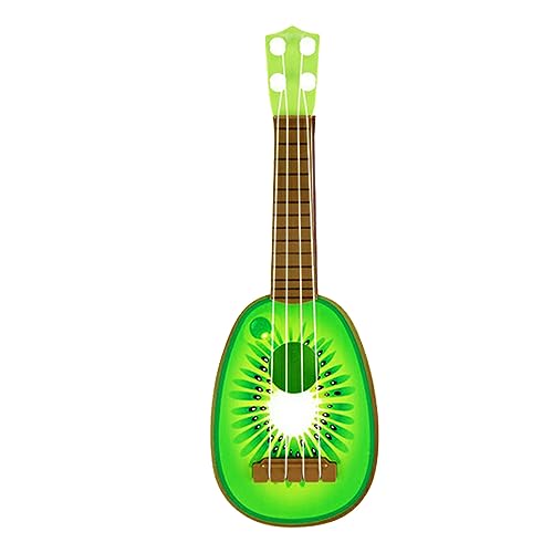 Kindergitarre, Kleinkindgitarre, Kinder-E-Gitarre, Gitarre für Kinder, Ukulele-Spielzeug, 4 Saiten, hervorragender Klang, simulierte Gitarre, Musikinstrument, (Kiwi) von Segrehy