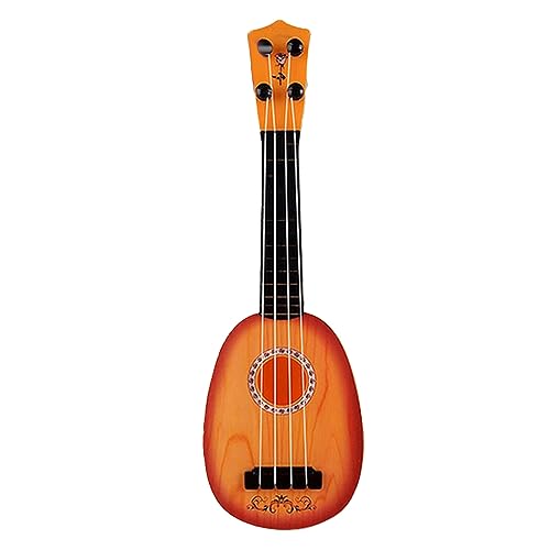 Kindergitarre, Kleinkindgitarre, Kinder-E-Gitarre, Gitarre für Kinder, Ukulele-Spielzeug, 4 Saiten, hervorragender Klang, simulierte Gitarre, Musikinstrument, (Round) von Segrehy