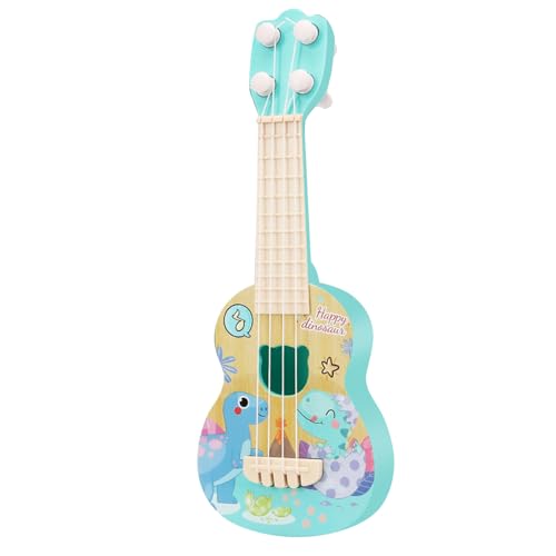 Kindergitarre, Ukulele für Kinder, Kleinkind-Ukulele-Gitarrenspielzeug Cartoon Mini 4 Saiten Kinder Kinder pädagogisches Lernmusikinstrument Kinder musikalisches pädagogisches (Dinosaur) von Segrehy