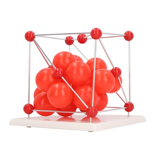 Metallmolekularmodell Kit Vibrierfarben 3D -Modellierungswerkzeug für Klassenzimmer Laborunterricht Steinkristallstruktur Kunststoff 50 mm rote Kugeln 30 mm Tasten Metallmolekularmodell Kit Vibrierfarben 3D -Modellierungswerkzeug für Klassenzimmer Laborunterricht Steinkristallstruktur Kunststoff 50 mm rote Kugeln 30 mm Tasten von Segrehy