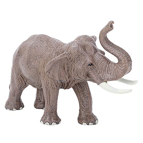 Realistisches Tiermodell-Statuenspielzeug für Kinder, Material, exquisite Verarbeitung, lebendige Simulation, glatte Oberfläche, Heimdekoration, für die Naturkognition und (Afrikanischer Elefant) von Segrehy