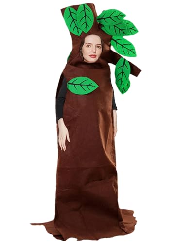 Segreto Unisex Erwachsene Baum Kostüme Natur Anzüge Rollenspiel Outfits für Kostümfest Halloween Karnevalskostüme Verkleidung Party von Segreto