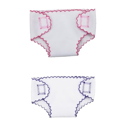 Sehoangd Puppenunterwäsche Puppen Mini Briefs Kleidung Doll Accessoires für 18 -Zoll -Mädchen Puppen 2pcs Puppenkleidung von Sehoangd