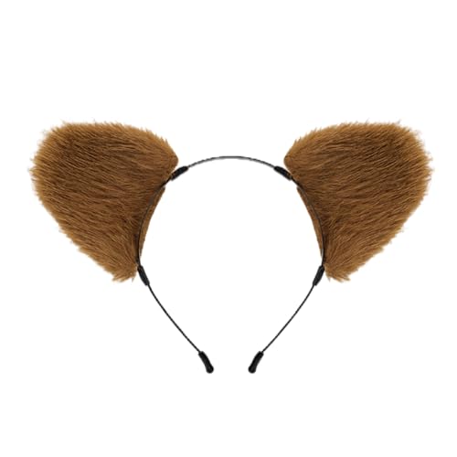 Einzigartiger Bärenohr-Kopfschmuck für Damen und Kinder, einfaches Cosplay, Heaband-Kostüm, Haar-Accessoire, wertet jedes Outfit auf von Sehuby