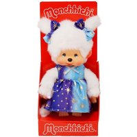 Monchhichi Plüschfigur Mädchen mit Sternenlicht Kleid 20cm von Sekiguchi