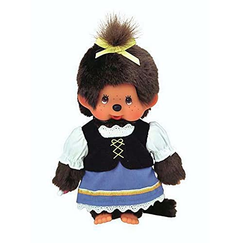 Bayrisches Mädchen | 20 cm | Monchhichi Puppe | Bayerin Trachtenkostüm von Sekiguchi