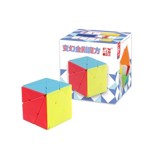 Zauberwürfel,Speed Zauberwürfel Würfel Stickerless Würfel Spielzeug Original Sequenzielle Puzzles Speedcube für Kinder Adults Erwachsene Weihnachten Geburtstag Festival von Semazz