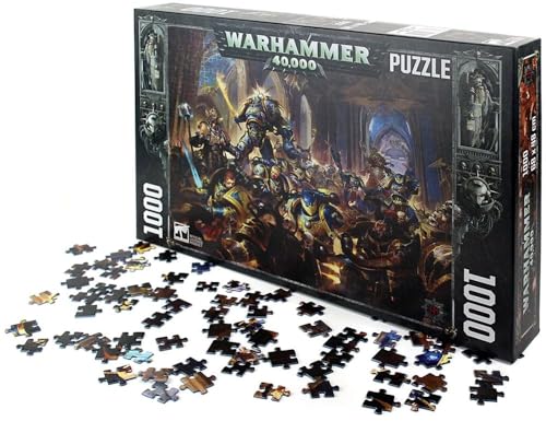 Semic WHK-P001 W40K Dark Imperium Puzzle, 1000 Teile Warhammer Zubehör, Mehrfarbig, Standard von Semic