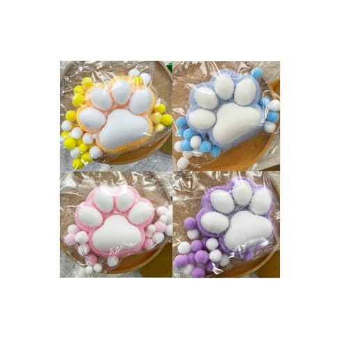 Squishy Katzenpfote,Squishy Cat Paw,Squishy Riesen-Katzenpfote, Squishy Giant Cat Paw,Small/Large,Stress Relief Toys (4-Farbe-L) von SenShuang