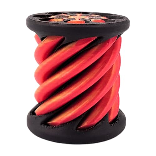 3D Printed Rotating Spirals Cone Fidget Toy, Impossible Spirals Cone Passthrough Sculpture, Pass Through Pyramid Fidget Toy, Colorful Relaxing Toys for Stress and anxietysRelief von Senermter