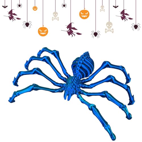 3D-gedrucktes Spinnen-Fidget, 3D-gedruckte Gelenkspinne, Artikulierte gefälschte Spinnenfiguren, Schreibtischspielzeug zum Stressabbau für das Klassenzimmer, den Arbeitsplatz, Zuhause, Partygeschenke von Senermter