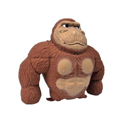 Figuren Stretch Spielzeug, Anti Stress Spielzeug Gorilla, Gorilla Figur Zum Stressabbau, Gorilla Elastisches Spielzeug, Gorilla Spielzeug Figur, Affen-spielzeugfigur, Quetsch-Gorilla-Spielzeug von Senermter