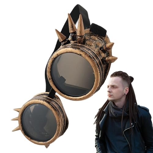 Retro-Steampunk-Brillen, Sonnenbrillen im Steampunk-Stil,Makeup Gothic Cosplay Brille | Gothic-Halloween-Cosplay-Brille für Halloween, Kostümtreffen von Senermter